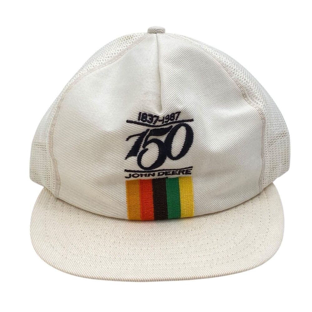 Vintage Louisville John Deere 150 Years Anniversary‎ Mesh Back Snapback Hat